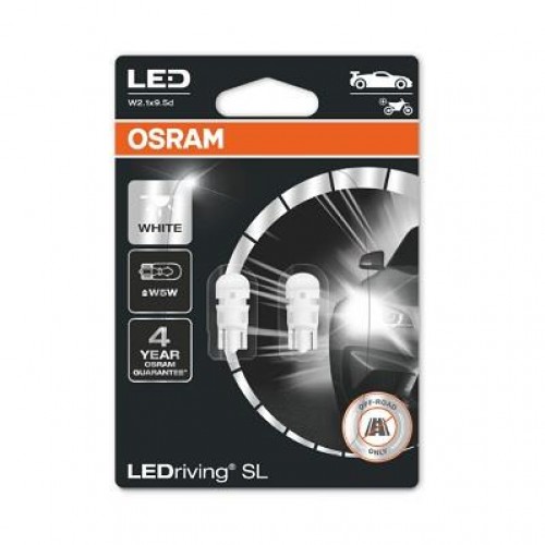 ΛΑΜΠΑ LED 12V 0.8 W (W2.1x9.5d)-Osram-OS2825DWP02B