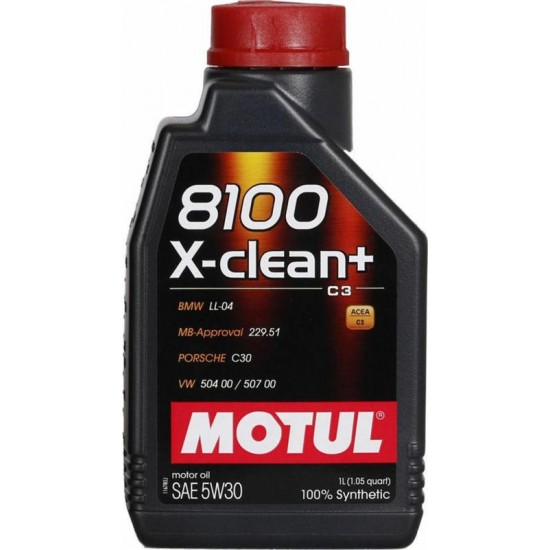 MOTUL 8100 X-CLEAN+ 5W30 C3 (504.00/507.00) 1L
