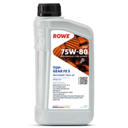 ΒΑΛΒΟΛΙΝΗ HIGHTEC TOPGEAR FE SAE 75W-80 S (12x1 Lt)-ROWE-RW25066001099
