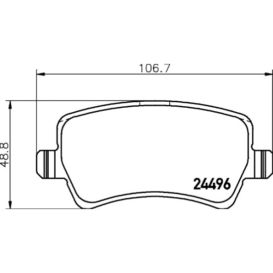 ΤΑΚΑΚΙΑ ΟΠ FOCUS S-MAX 1.6 EcoBoost VOLVO S60 II-Hella Pagid-HL8DB355025411
