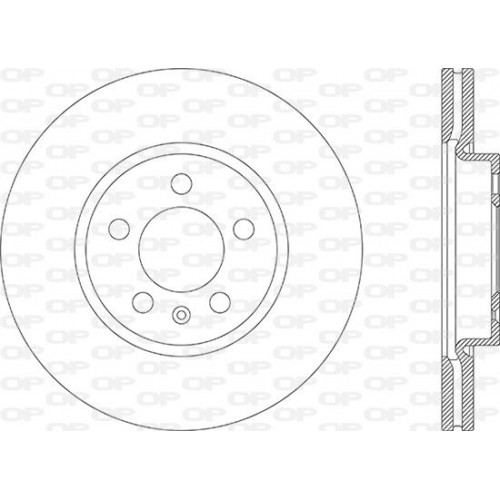 ΔΙΣΚΟΠΛΑΚΑ ΕΜ VW POLO IV 17--Open Parts-BDA2867.20