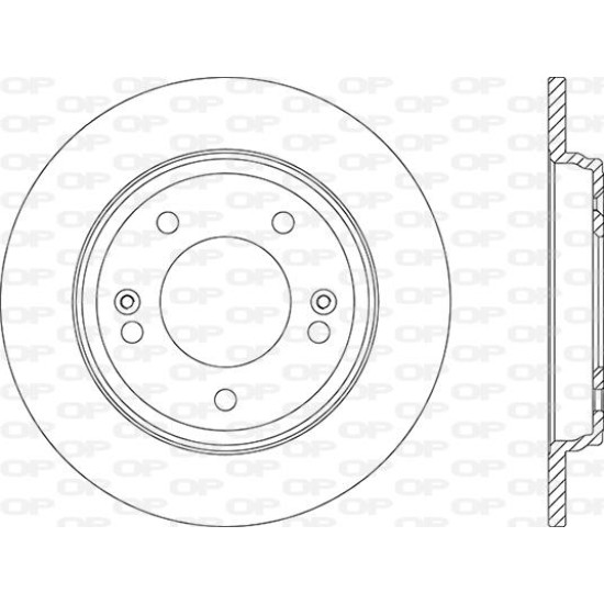 ΔΙΣΚΟΠΛΑΚΑ ΟΠ KIA NIRO 15--Open Parts-BDA2876.10