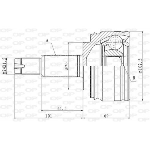 ΜΠΙΛΙΟΦΟΡΟΣ ΙΜΙΑΞΩΝΙΟΥ NISSAN NV400-Open Parts-CVJ5845.10