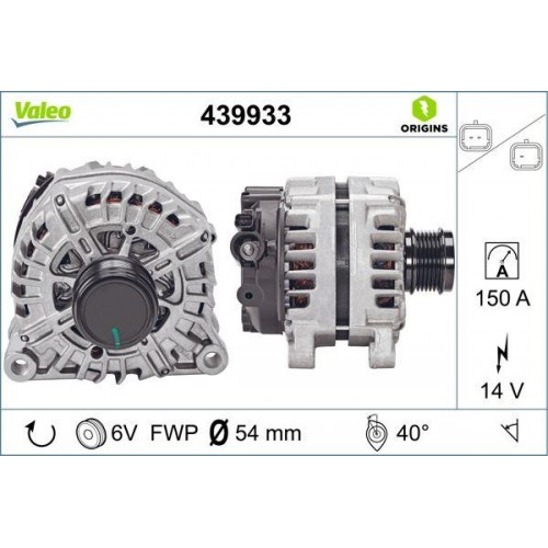 ΔΥΝΑΜΟ 12V 150A CROSSLAND-X 1.6 D-Valeo-VL439933