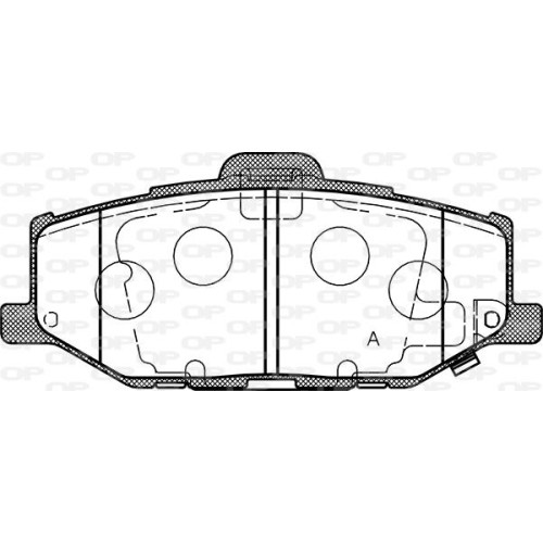 ΤΑΚΑΚΙΑ ΣΕΤ EM SUZUKI JIMNY (A6G) 1.5 AllGrip 18--Open Parts-BPA1914.02