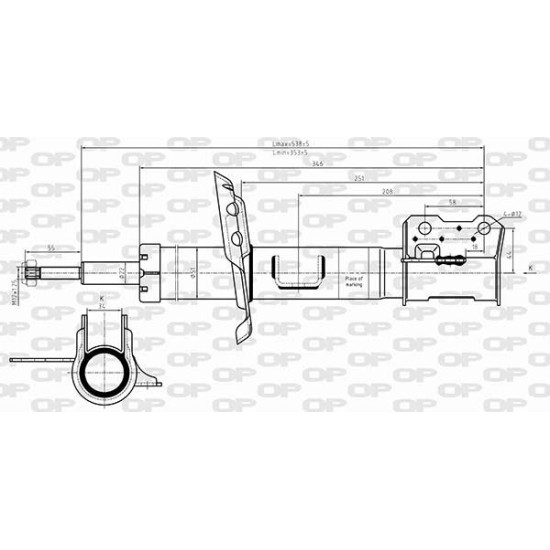 ΑΜΟΡΤΙΣΕΡ ΕΜ ΑΡ OPEL MERIVA B-Open Parts-SAB8649.31