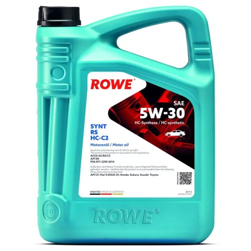 ΛΙΠΑΝΤΙΚΟ HIGHTEC SYNT RS SAE 5W-30 HC-C2 (4x4 Lt)-ROWE-RW20113004099