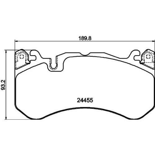 ΤΑΚΑΚΙΑ ΕΜ Μ.Β C-CLASS (W205) AMG C63-Hella Pagid-HL8DB355040091