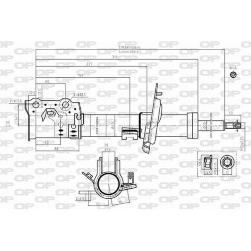 ΑΜΟΡΤΙΣΕΡ ΕΜ ΔΞ PEUGEOT 207 (WA)-Open Parts-SAB8645.31