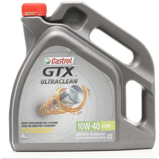 Castrol GTX ULTRACLEAN 10W40 A3/B4 (4x5 Lt)-Castrol-CA15A4D3