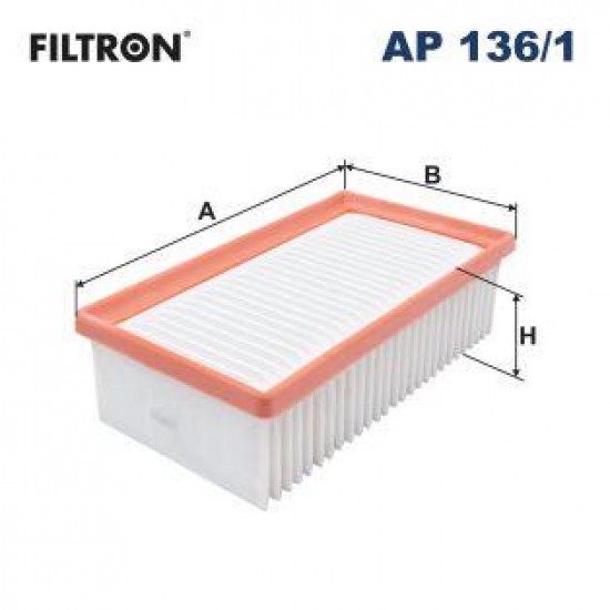 ΦΙΛΤΡΟ ΑΕΡΟΣ DUSTER 1.0 21- , ARKANA 1.3 TCe-Filtron-FIAP136-1