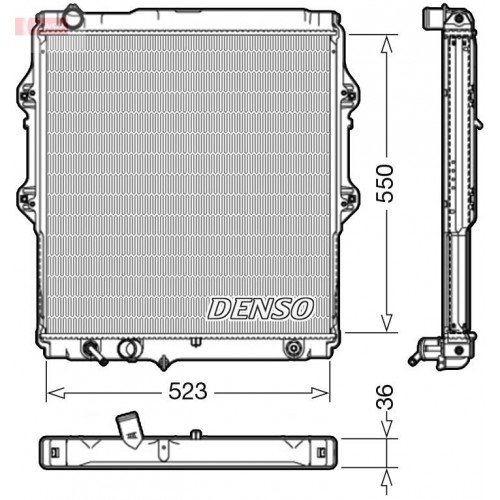 ΨΥΓΕΙΟ ΝΕΡΟΥ ΤΟΥΟΤΑ HILUX 2.4 TD-Denso-DNDRM50084