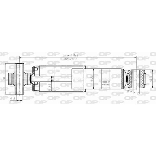 ΑΜΟΡΤΙΣΕΡ ΟΠ OPEL MERIVA B-Open Parts-SAB8647.32