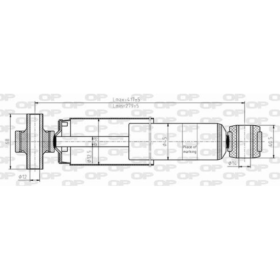 ΑΜΟΡΤΙΣΕΡ ΟΠ OPEL MERIVA B-Open Parts-SAB8647.32