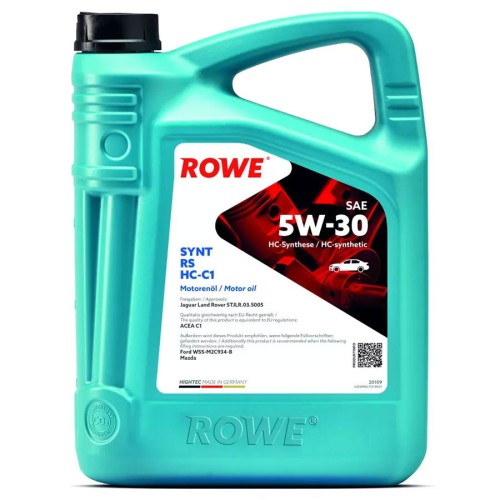 ΛΙΠΑΝΤΙΚΟ HIGHTEC SYNT RS SAE 5W-30 HC-C1 (4x5 Lt)-ROWE-RW20109005099