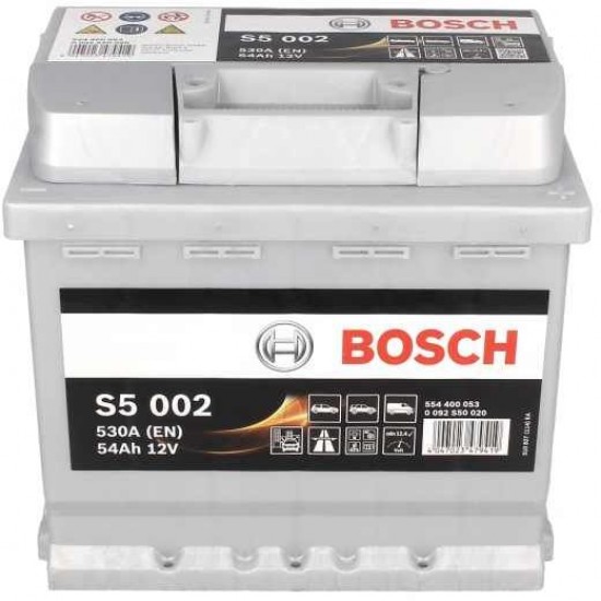 Μπαταρια Bosch S5002 54Amp 530cca