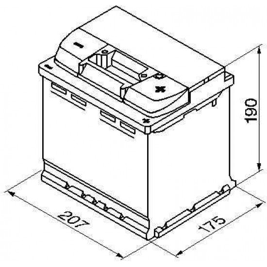 Μπαταρια Bosch S5002 54Amp 530cca