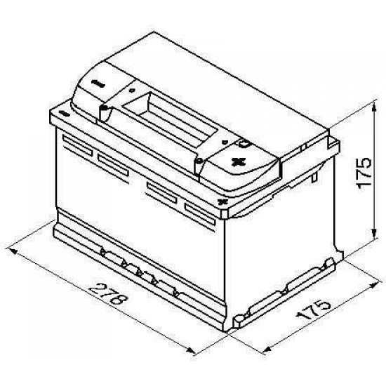 ΜΠΑΤΑΡΙΑ BOSCH S5007 74AMP 750 CCA