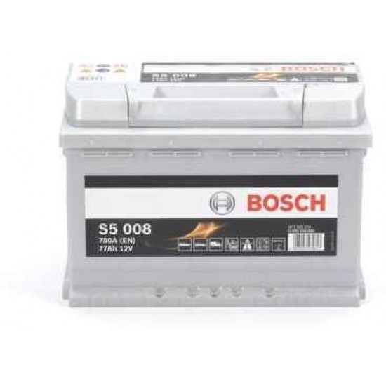 Μπαταρια Bosch S5008 77Amp 780cca