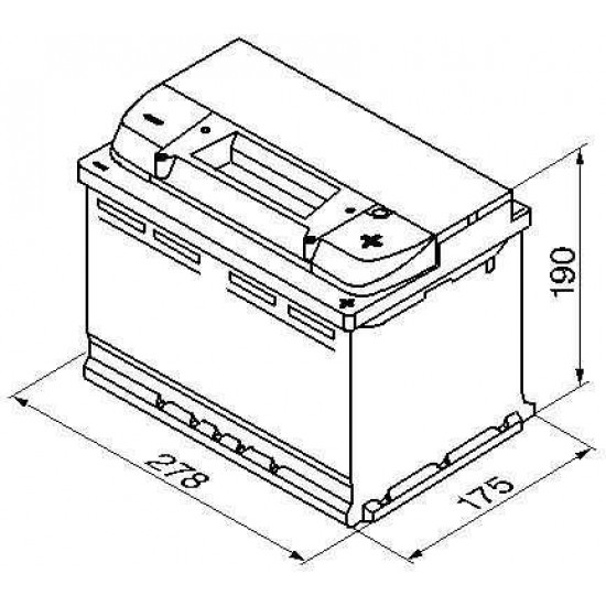 Μπαταρια Bosch S5008 77Amp 780cca