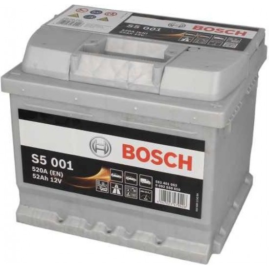 ΜΠΑΤΑΡΙΑ BOSCH 12V 52Ah/520A S5 - 0092S50010