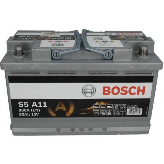 ΜΠΑΤΑΡΙΑ BOSCH 12V 80Ah/800A START&STOP AGM - 0092S5A110