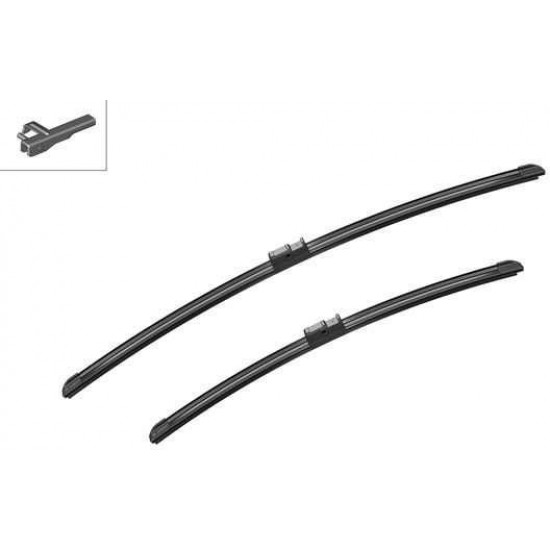 ΣΕΤ 2TMX ΥΑΛΟΚΑΘΑΡΙΣΤΗΡΕΣ ΕΜΠΡΟΣ BOSCH 650/500mm VOLVO S40 II, V50; BMW X3 (F25), X4 (F26) 12.03-03.18 - 3397118953 
