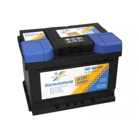 ΜΠΑΤΑΡΙΑ CARTECHNIC 12V 60Ah/540A ULTRA POWER - CART560409054