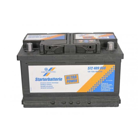 ΜΠΑΤΑΡΙΑ CARTECHNIC 12V 72Ah/680A ULTRA POWER - CART572409068
