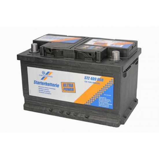 ΜΠΑΤΑΡΙΑ CARTECHNIC 12V 72Ah/680A ULTRA POWER - CART572409068