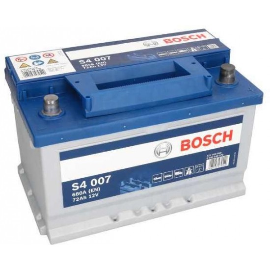 ΜΠΑΤΑΡΙΑ BOSCH 12V 72Ah/680A S4 - 0092S40070