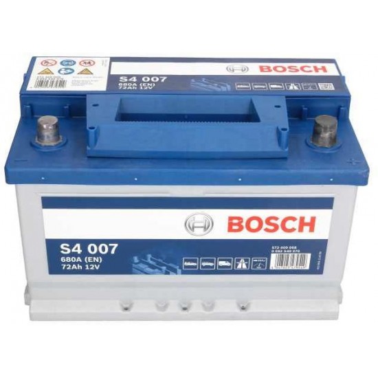 ΜΠΑΤΑΡΙΑ BOSCH 12V 72Ah/680A S4 - 0092S40070