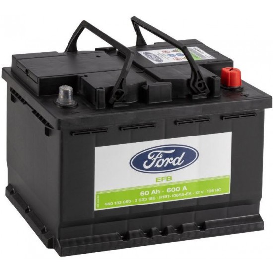 ΜΠΑΤΑΡΙΑ FORD 12V 60Ah CCA 600A 278 x 175 x 190mm - 2033186
