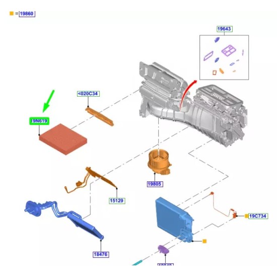ΦΙΛΤΡΟ ΚΑΜΠΙΝΑΣ RAPTOR 2022- 2586463