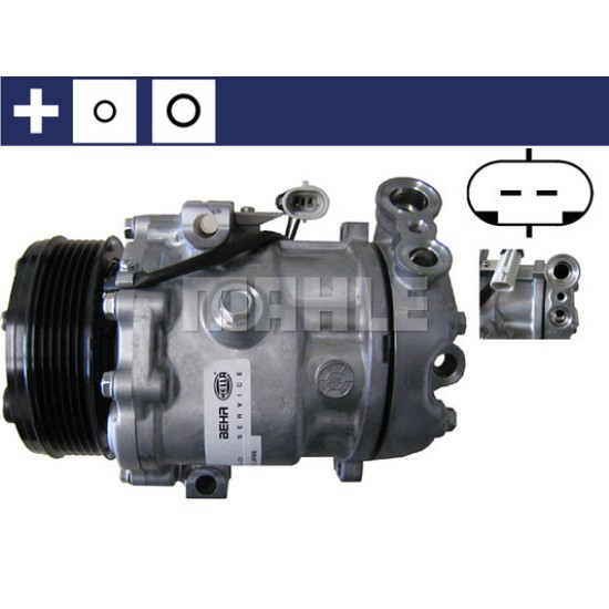 KOMΠPEΣEP A/C OPEL CORSA-C Z17DT+DTL+DTH-1854147H
