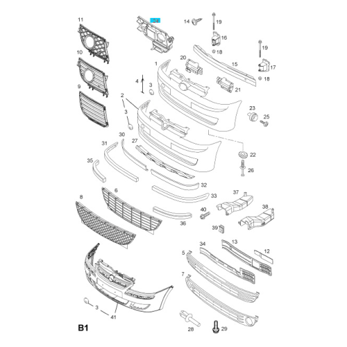 ΓΝΗΣΙΑ BAΣH ΠΛAINH ΔΕΞΙΑ EMΠΡΟΣ ΠPOΦΥΛΑΚΤΗPA OPEL CORSA-C FR 04- 13120853