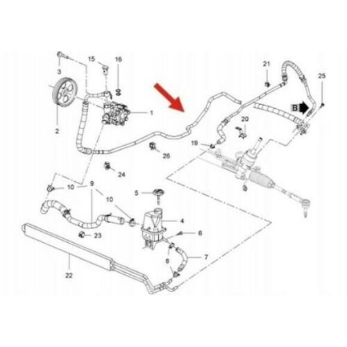 ΓΝΗΣΙΟΣ ΣΩΛΗΝΑΣ ΥΔΡ ΑΝΤΛΙΑ-ΚΡΕΜΑΓΙΕΡΑ OPEL INSIGNIA A16+18XER-5951483