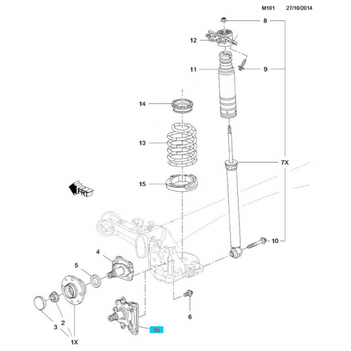 ΓΝΗΣΙΟ AKPAΞΩNIO ΠΙΣΩ ΔΕΞΙ OPEL CORSA-D 2006-2013 OPC CORSA-E ADAM -13491083