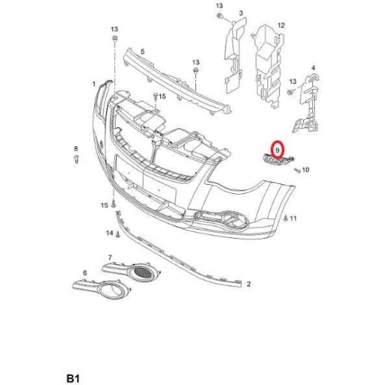 BAΣH EMΠΡΟΣ ΔΕΞΙΑ ΠPOΦYΛΑΚΤΗΡΑ AGILA-B - 93193230 