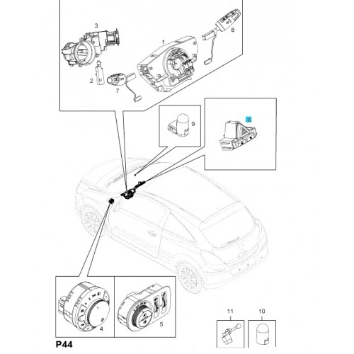 ΓΝΗΣΙΟΣ ΔΙΑΚΟΠΤΗΣ ΦΛΑΣ OPEL CORSA-D-6240514