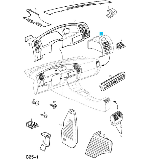 AEPAΓΩΓOΣ TAMΠΛΩ ΔΕΞΙΟΣ OPEL ZAFIRA-A-1814421