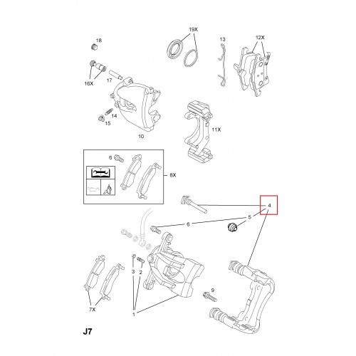 ΕΜΠΡΟΣ ΔΑΓΚΑΝΑ ΔΙΣΚΟΦΡΕΝΟΥ, OPEL CORSA-C, MERIVA-A(1 ΤΕΜΑΧΙΟ)-546603