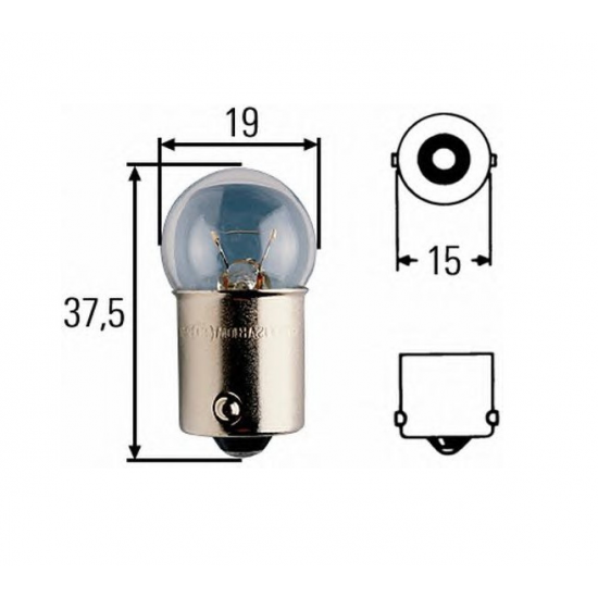 ΛAMΠA ΦANAPIOY APIΘMOY 12V/10W  [10]  n