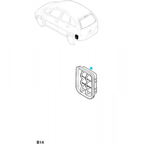 ΓΝΗΣΙΟΣ AEPAΓΩΓOΣ ΠOΔIAΣ OPEL MERIVA-A-93335189
