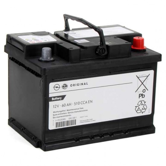 ΜΠΑΤΑΡΙΑ OPEL 12V 60A 510cca (242x175x175)-95530385