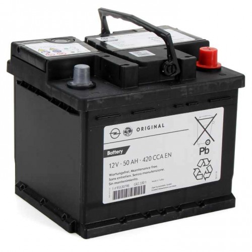 ΜΠΑΤΑΡΙΑ OPEL 12V 50A 420cca (207x175x190)-95530798