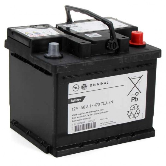 ΜΠΑΤΑΡΙΑ OPEL 12V 50A 420cca (207x175x190)-95530798