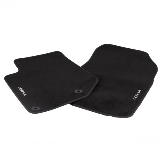 ΣΕΤ ΠΑΤΑΚΙΑ CORSA-F ΜΑΥΡΑ (4τεμ.) (VELOUR) - 9833756480 