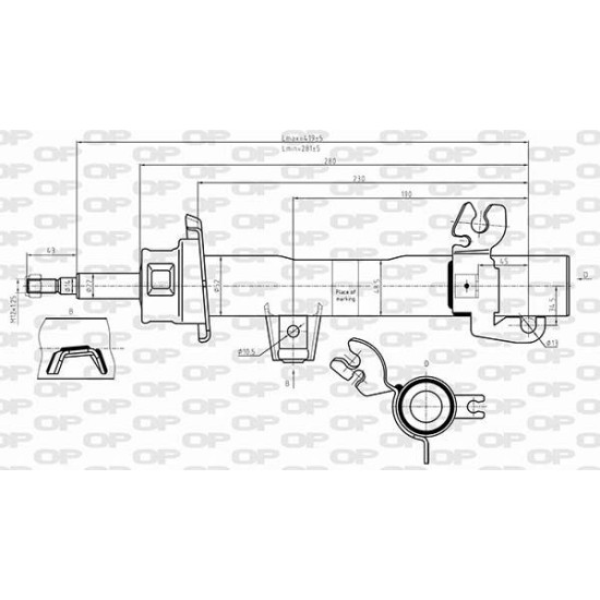 ΑΜΟΡΤΙΣΕΡ ΕΜ ΔΞ MINI (R56)-Open Parts-SAB8650.31