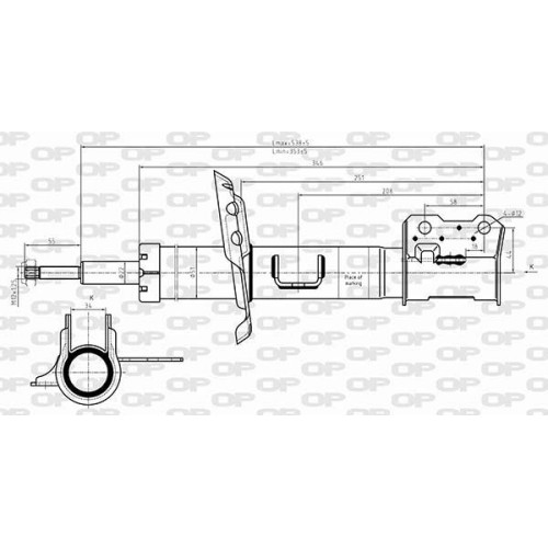 ΑΜΟΡΤΙΣΕΡ ΕΜ ΔΞ OPEL MERIVA B-Open Parts-SAB8648.31